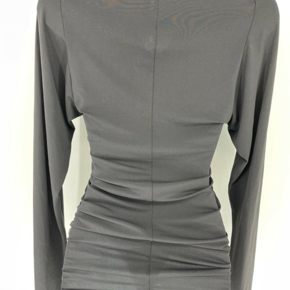 Isabel Marant Black Georgina Long Sleeve Blouse 38 - Picture 8 of 11